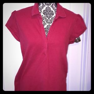 Duo Maternity polo short sleeve top